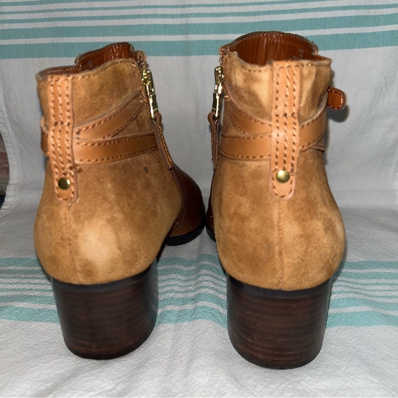 Lauren Ralph Lauren Damara Leather Ankle Boots - Picture 7 of 13